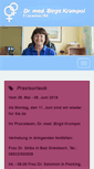 Mobile Screenshot of dr-birgit-krampol.de
